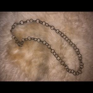 Betsey Johnson chain link necklace